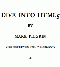 Марк пилгрим html5. руководство разработчика
